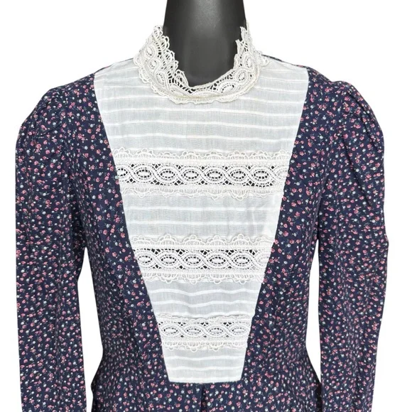 Princess Kaiulani Carol & Mary MuuMuu Hawaiian Dress Victorian Cottage Fits 2-4 - Picture 2 of 9